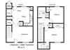 2 bedroom floor plan